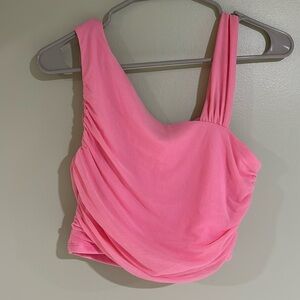 Pink crop top